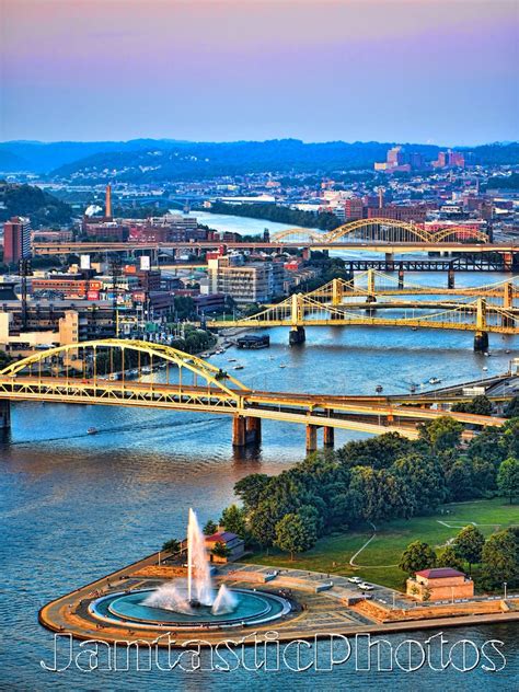 Allegheny River Pittsburgh Photograph Instant Download Photo Fountain ...