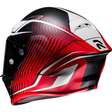 Casco Moto Integrale Hjc Rpha Lovis Mc Sf Nero Opaco Rosso Vendita