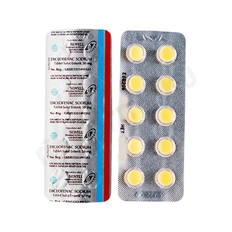 Natrium Diklofenak 50 Mg Tablet Novell Farmaku