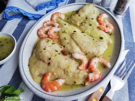 Receta De Merluza En Salsa Verde Con Gambas Caceroladas