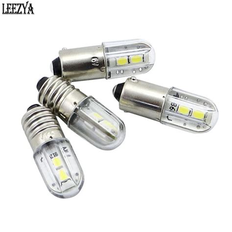 Pces E Ba S T W L Mpadas Led Interior Do Carro Luz Dc V V