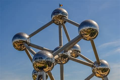 Download free photo of Atomium, brussels, travel, landmark, building ...