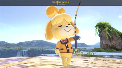 Skirtless Isabelle [super Smash Bros Ultimate] [mods]