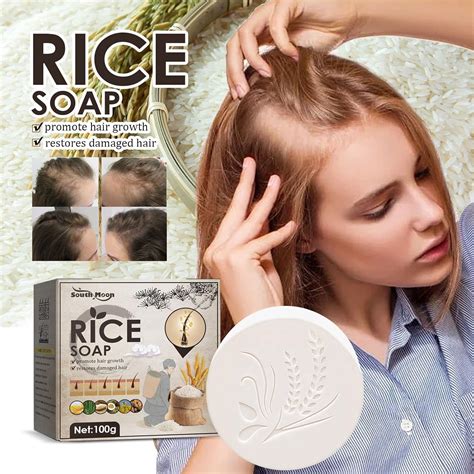 Shampoo Bar Longsheng Rice Soap Anti Hair Loss Rice Shampoo Bar Rice Water Shampoo Bar For