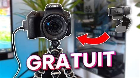 Comment Utiliser Gratuitement Sa Cam Ra Comme Webcam Tuto Youtube