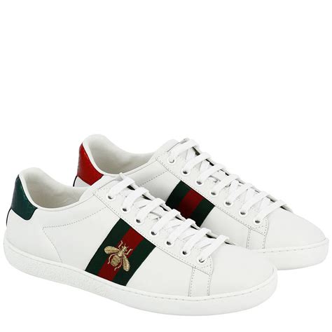 Shoes Women Gucci Sneakers Gucci Women White Sneakers Gucci 431942 A38g0 Giglio En