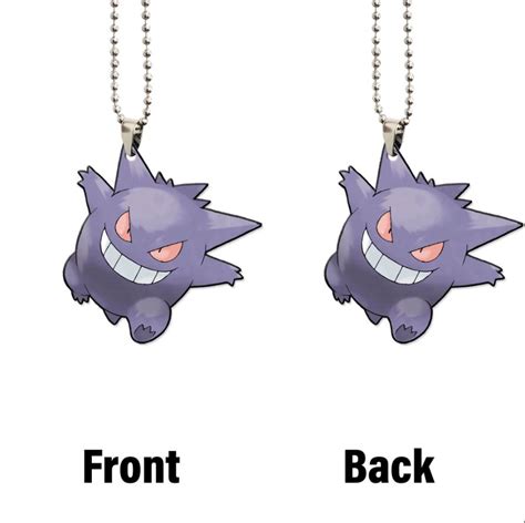 Gengar Pokemon Anime Car Ornament Custom Car Accessories Decorations