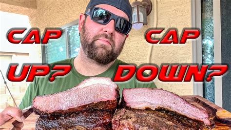 Brisket Fat Cap Up Or Down Pit Boss 820 Pellet Grill Youtube