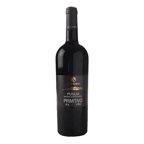 Vinho Tinto Colle Petrito Primitivo Puglia Ml It Lia