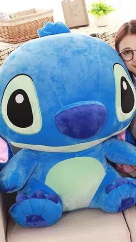 Peluche Gigante Stich Disney Mu Eco Celeste Suave En Venta En Tres De