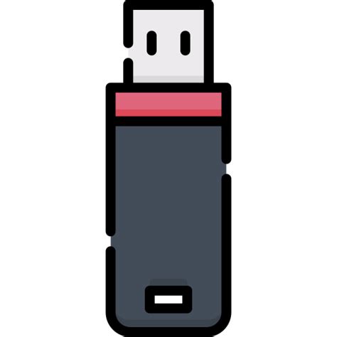 Usb Flash Drive Special Lineal Color Icon