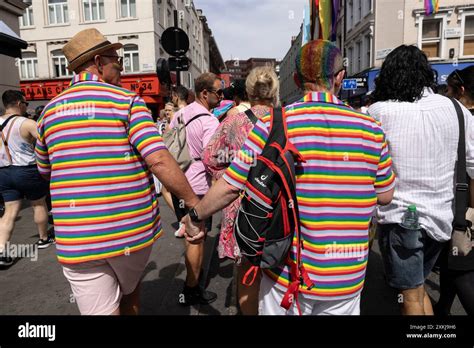 Gay Pride Street Scenes And Celebrations On Old Compton Street The Mecca Of Gay London In The