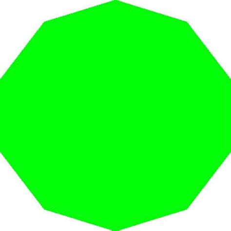 El decágono la figura geométrica de 10 lados pasalo es