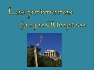 Los Primeros Juegos Olimpicos Ppt Descarga Gratuita