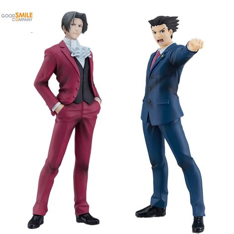 Stock 100 Original Gsc Miles Edgeworth Pop Up Parade Ace Attorney Pvc