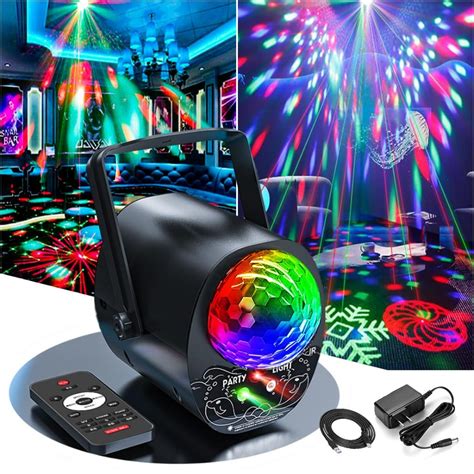 Disco Ball Party Lights Dj Disco Lights Sound Activated Strobe Lights