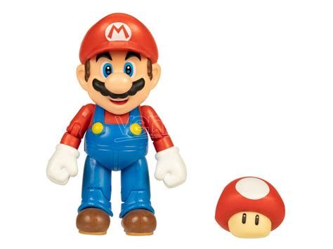 Jakks Pacific Super Mario Bros Wave Assortiti Pack Figures Cm