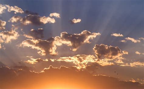 Wallpaper Sunlight Sunset Clouds Sunrise Evening Sun Horizon Atmosphere Dusk Cloud