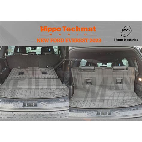 FORD EVEREST 2015 2024 Hippo Techmat Basic Full Cargo Trunk Tray V2