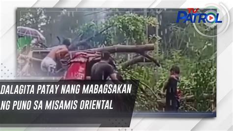 Dalagita Patay Nang Mabagsakan Ng Puno Sa Misamis Oriental Youtube