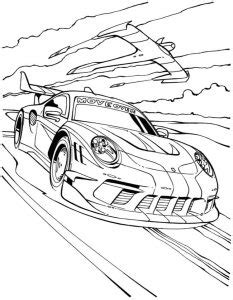 Desenhos De Carro Porsche Para Imprimir E Colorir Pintar