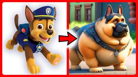 PAW PATROL As FAT ALL CHARACTERS YouTube