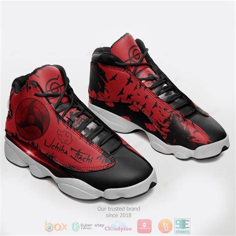 Naruto Anime Uchiha Itachi Air Jordan 13 Sneakers Shirtnation Shop