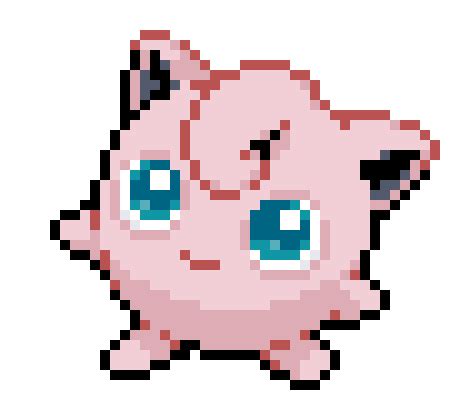 Igglybuff Pixel Art Pokemon Pixel Art Pattern Art Images