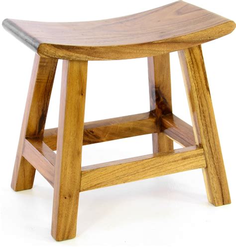 Divero Hocker Sitzhocker Holzhocker Badhocker Duschhocker Schemel