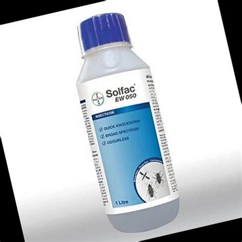 Liquid Solfac EW 050 Bayer Insecticide Cyrfluthrin 1 L At Best Price