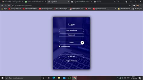 Github Vishal Rajpoot Login Form This Is A Sort Of D Login And