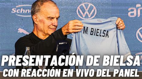 Julio R Os Presentaci N De Marcelo Bielsa Con Reacci N En Vivo Del