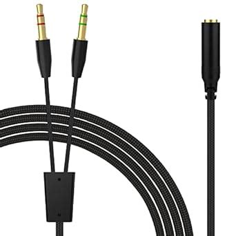 Amazon Koffmon Replacement Audio Cable Cord Wire With Y Splitter