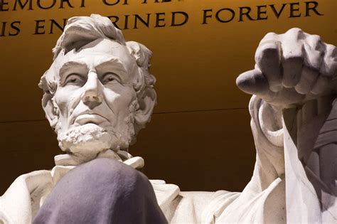 Lincoln Memorial Statue Close Up