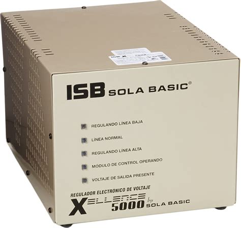 Regulador Sola Basic Xellence 5000 5 Kva Monofasico 120v TURBOLASER