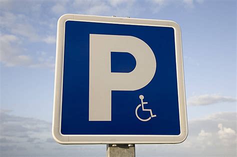 Vector Disabled Parking Sign Transport Design Isolated Vector ...