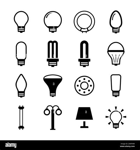 Lightbulb Icon Vector Hi Res Stock Photography And Images Alamy