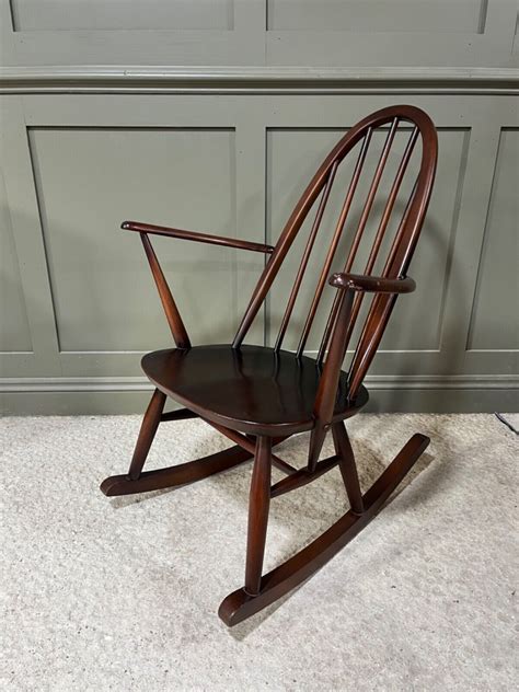 Vintage Ercol Rocking Chair Quaker Model No 428 Circa 60s Ercol