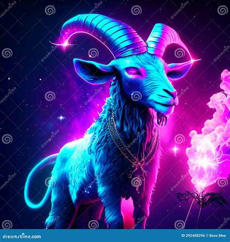 Segno Zodiaco Di Ram Sfondo Di Astrologia Oroscopio D Illustrazione