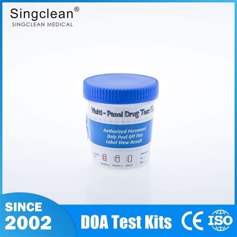 Singclean Quick Results One Step Lab Urine Doa Test Kit For Drug Screen