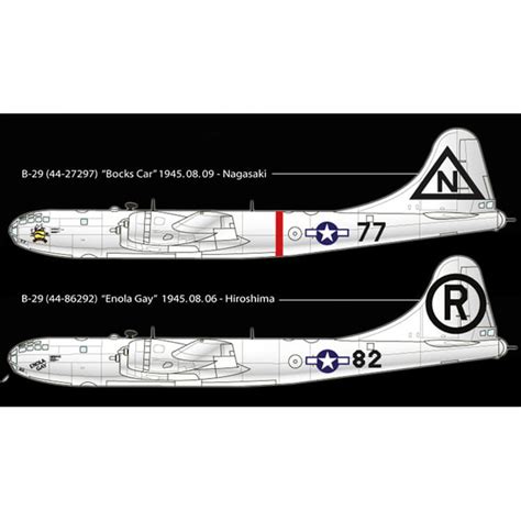 Usaaf B A Superfortress Enola Gay Bockscar Mister Model