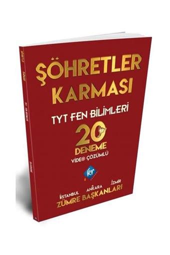 KR Akademi TYT Fen Bilimleri Şöhretler Karması Video Çözümlü 20 Deneme