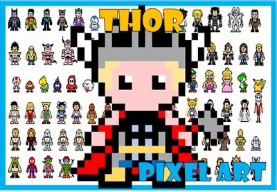 Thor Pixel Art Optifutura