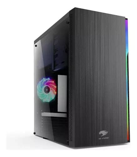 Gabinete Para Juegos Pixxo G Fire M Atx Cg Sf Rgb Con Ventilador