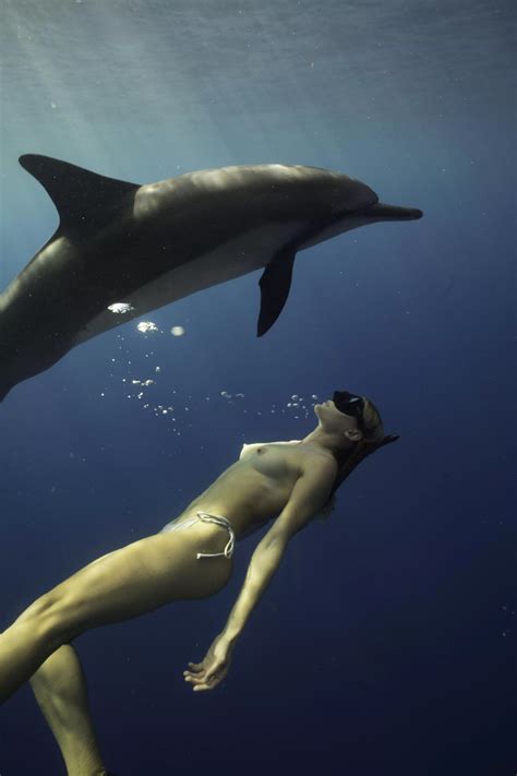 No Freedoms Greater Than Swimming Topless With The Dolphins Nudes NotSafeForNature NUDE