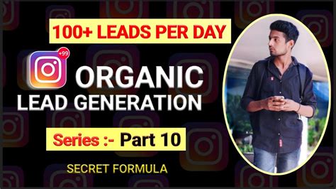 How To Generate 100 Leads Daily L Organic Lead Generation From