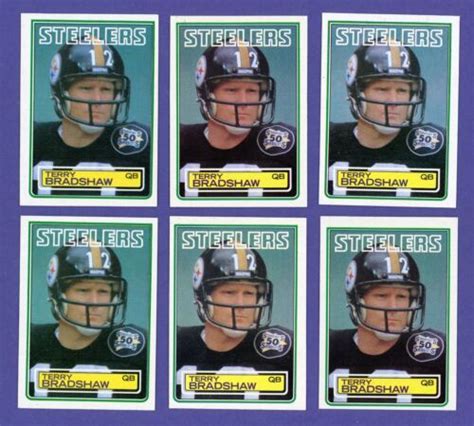 Topps Terry Bradshaw Nm Pittsburgh Steelers Hof Sharp