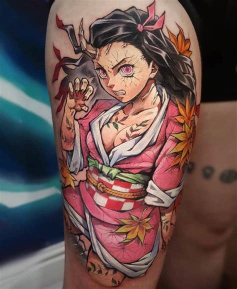 Demon Slayer Tattoo Slayer Tattoo Anime Tattoos Pretty Hand Tattoos