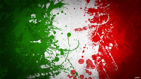 Italia Flag Art Bandiera Dell Italia Astratto