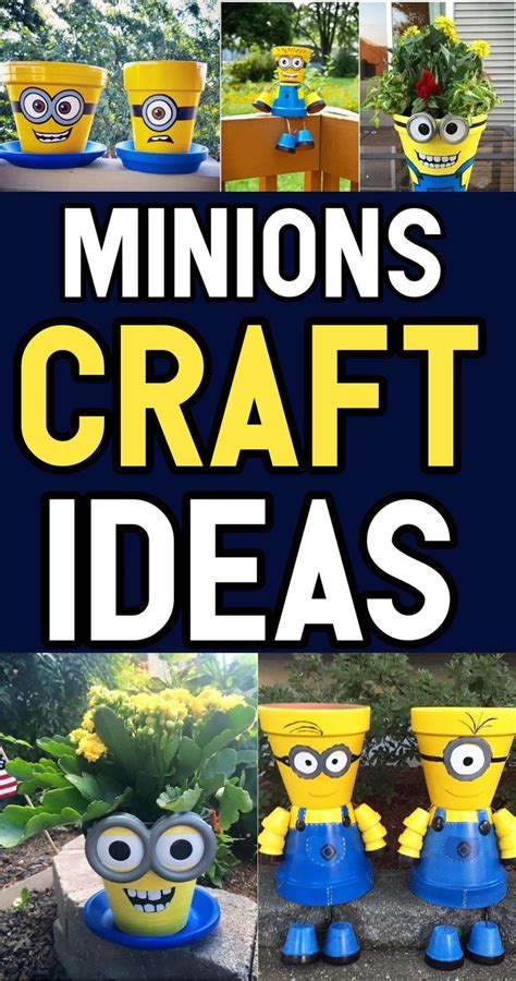 Minion Terra Cotta Pots How To Make Minions Out Of Flower Pots In 2024 Minion Craft Diy